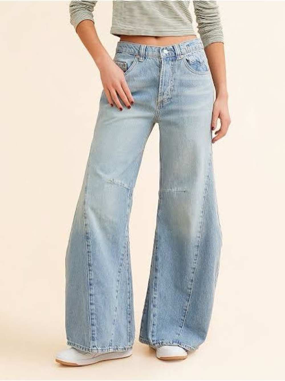Free People We The Free Eden Slouchy Flare Jeans
